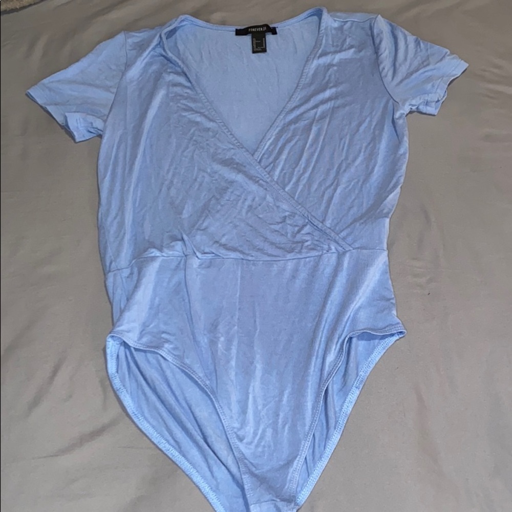 Blue bodysuit